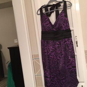 Sexy purple and black hauler style dress. Size 18W